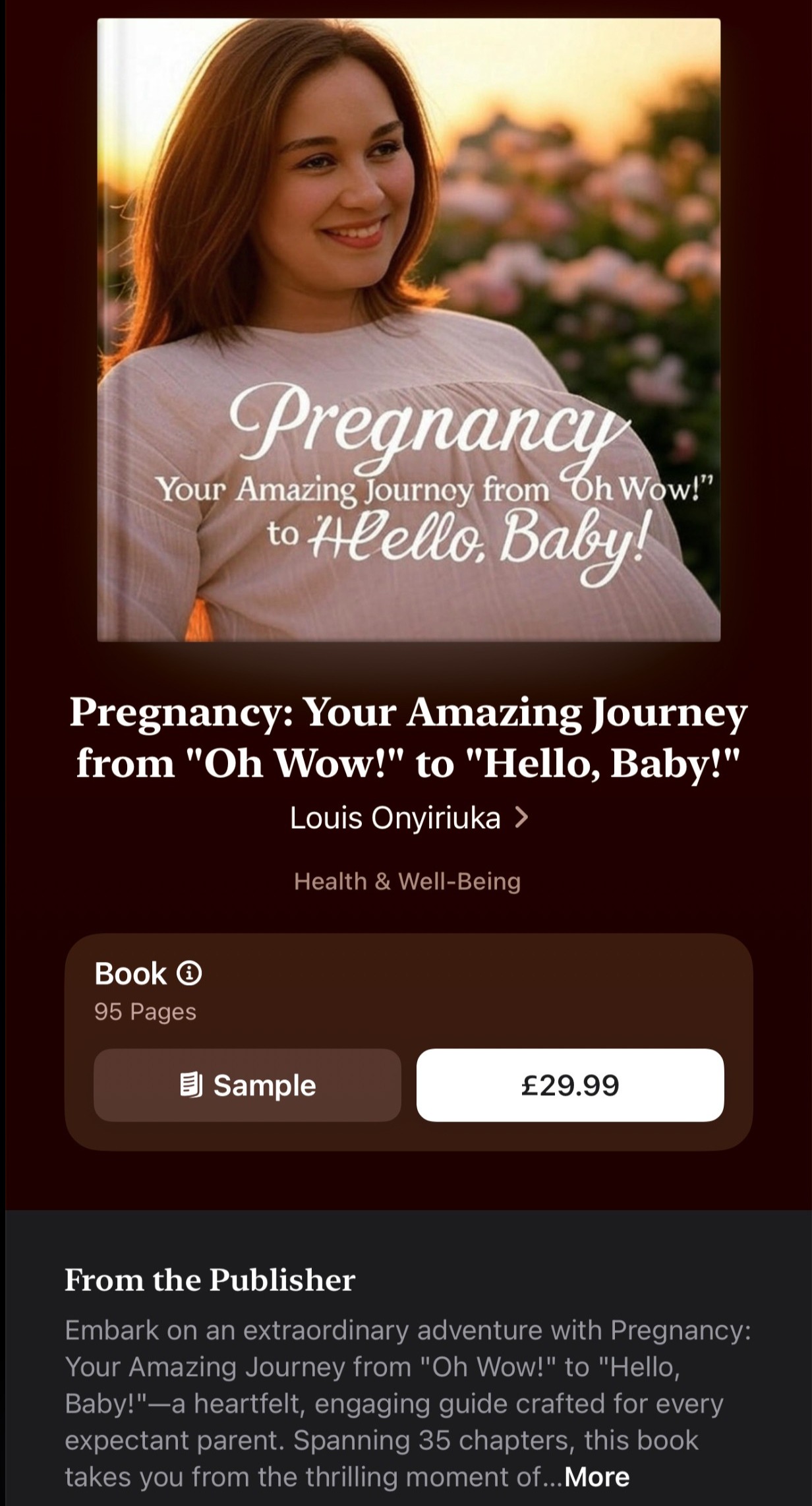 Pregnancy: Your Amazing Journey from “Oh Wow!” to “Hello, Baby!” – PREVIEW