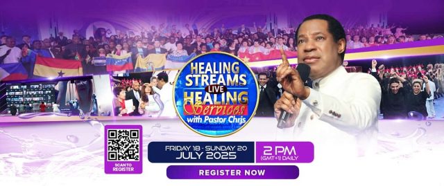 Healing Crusade Online with Pastor Chris&nbsp;Oyakhilome.